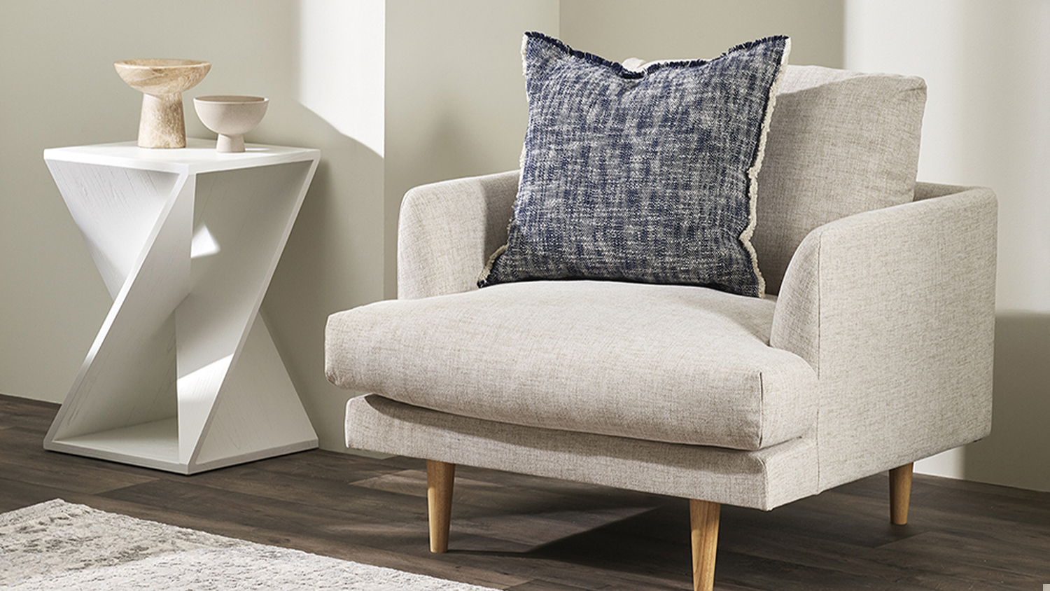 Arezzo Cushion - Navy