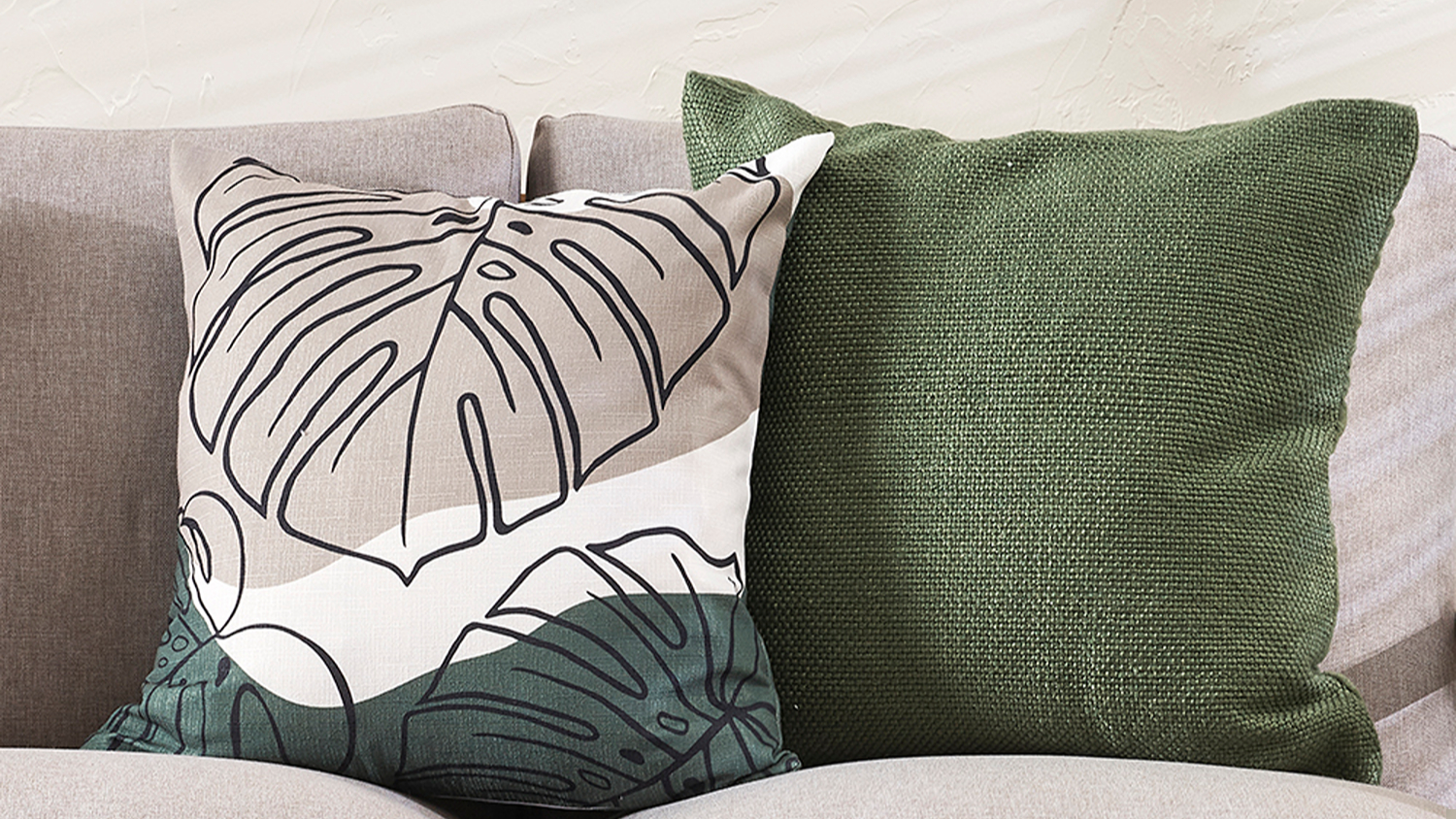 Liana Outdoor Cushion  - Olive