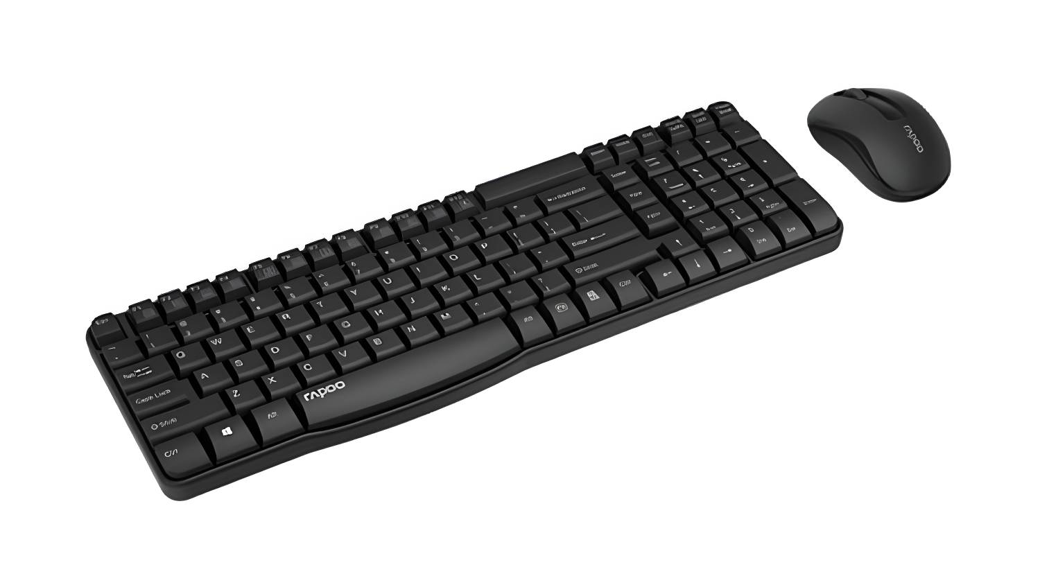 Rapoo x1800S Wireless Keyboard & Mouse Set - Black