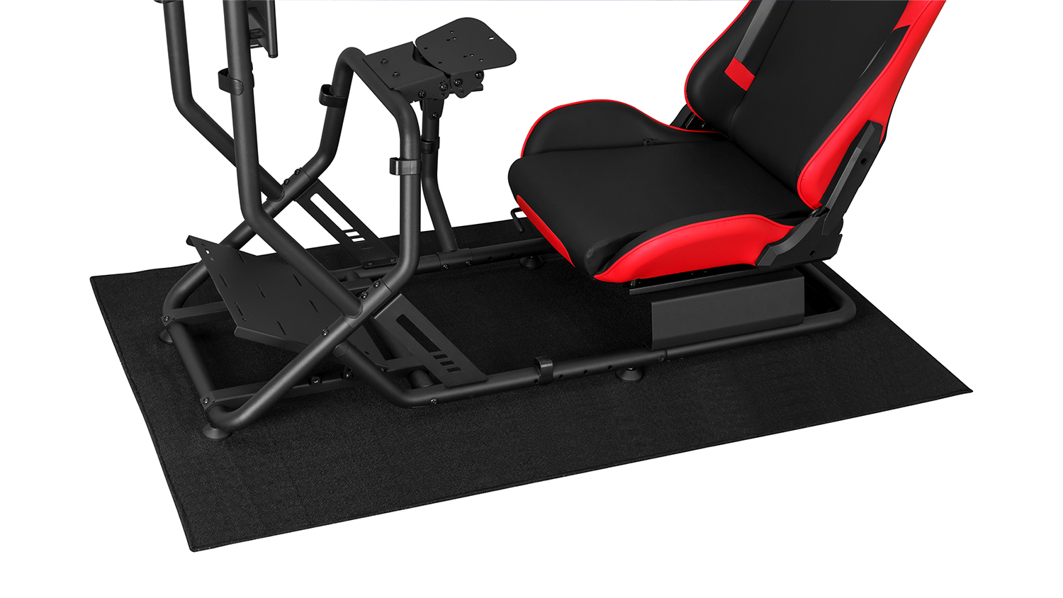 Konic Stealth Racing Simulator Rig with Monitor Mount, Adjustable Chair