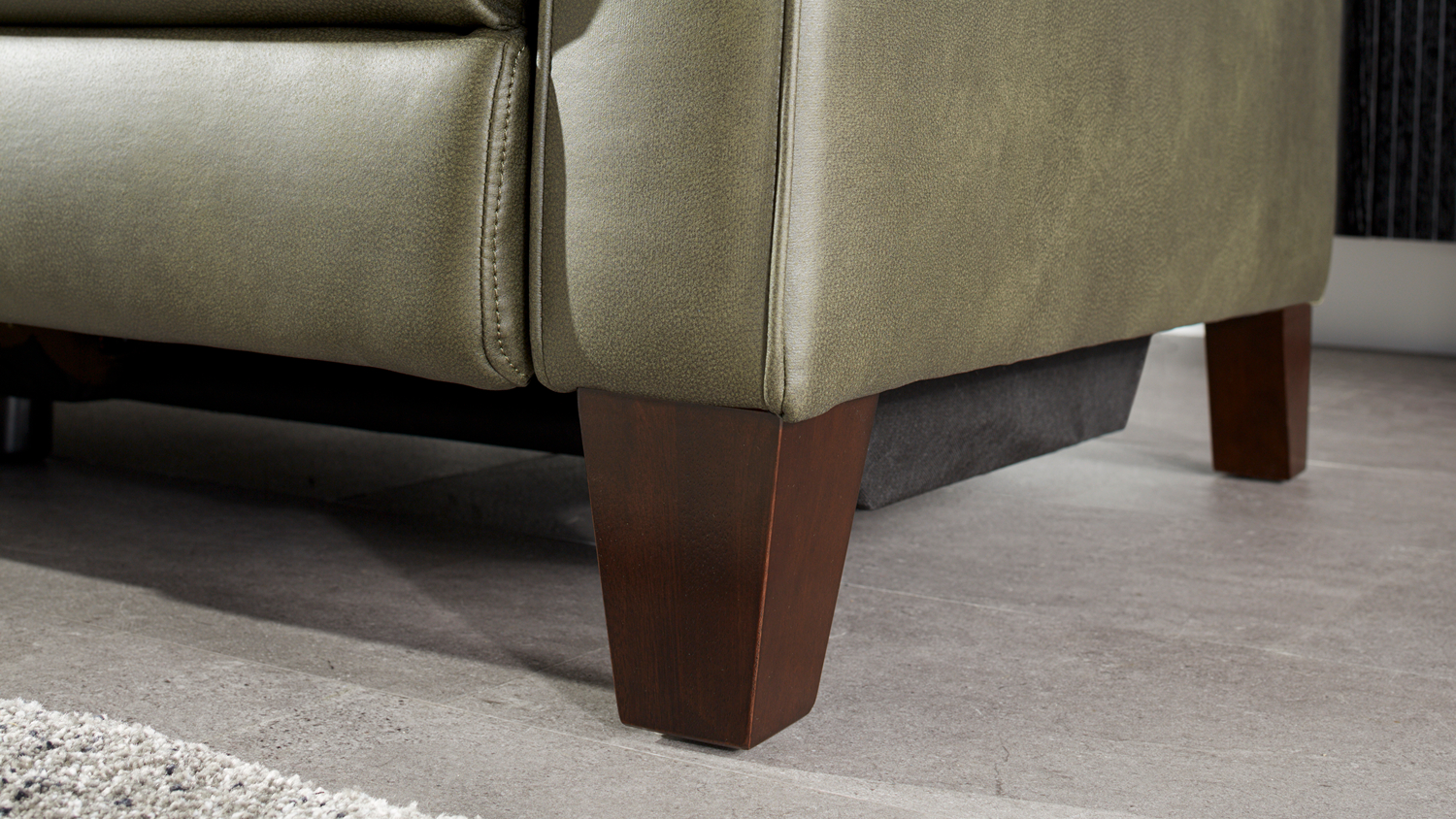 Radley 2 Seater Fabric Electric Recliner Sofa - Olive