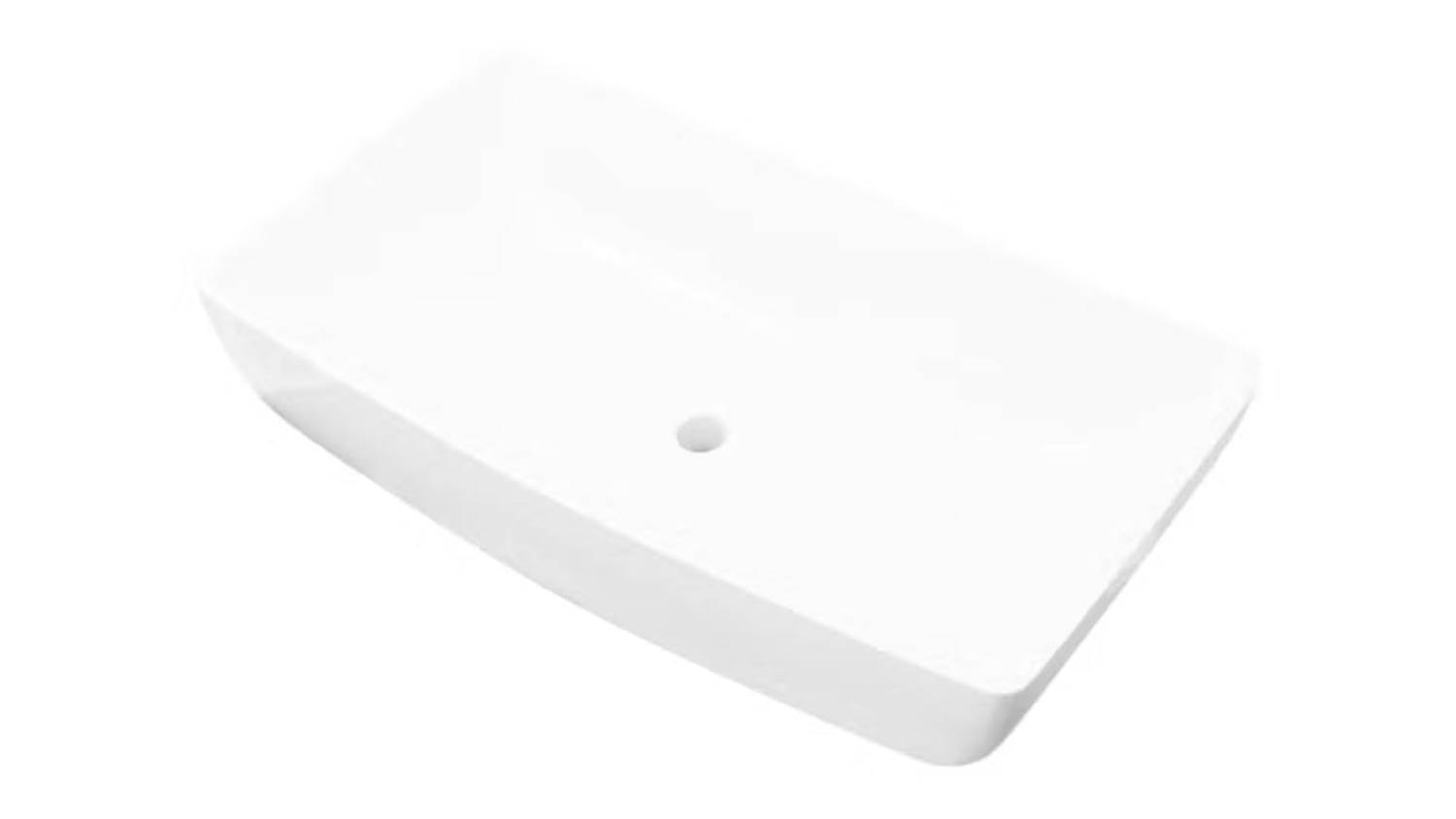 NNEVL Rectangular Ceramic Basin 71 x 38 x 13.5cm - White