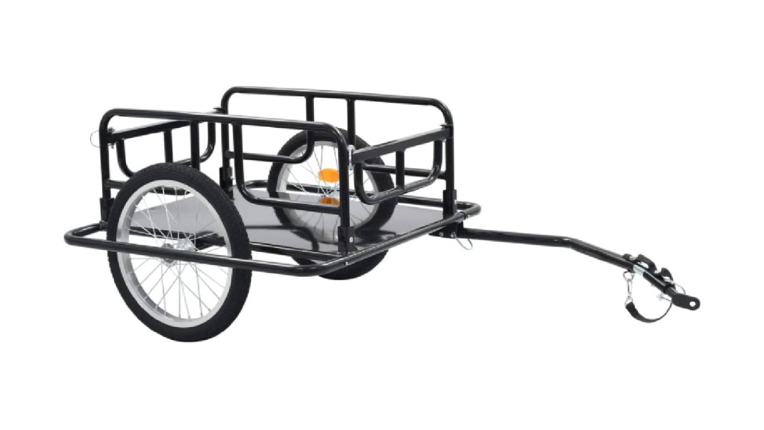 NNEVL Steel Frame Bike Cargo Trailer with 50kg Capacity - Black