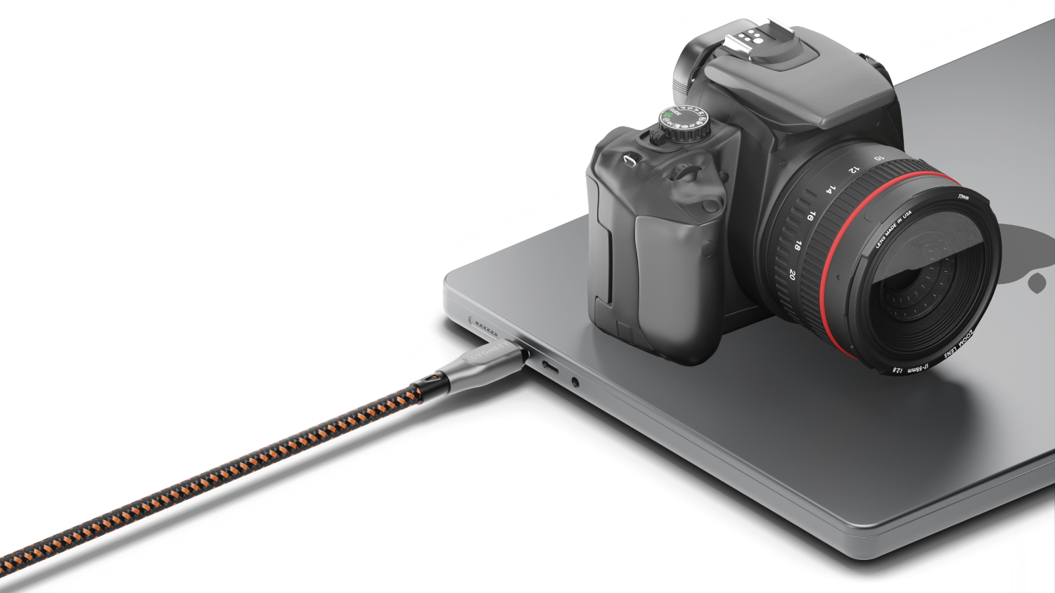 Cygnett Armoured Pro 240W USB-C to USB-C Cable 1m - Black (CY4711PCTYC)