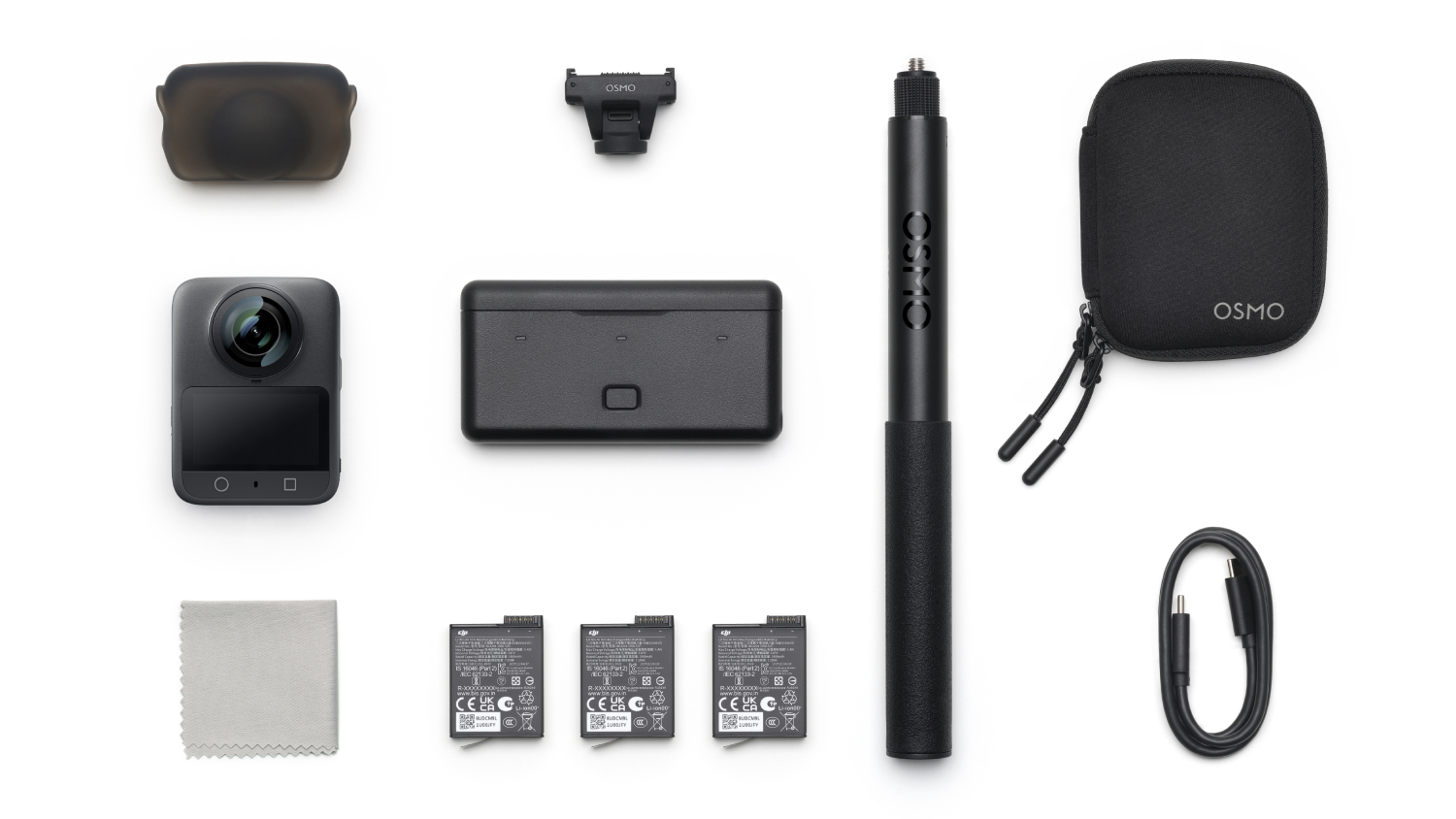 DJI Osmo 360 8K Action Camera - Black (Adventure Combo)