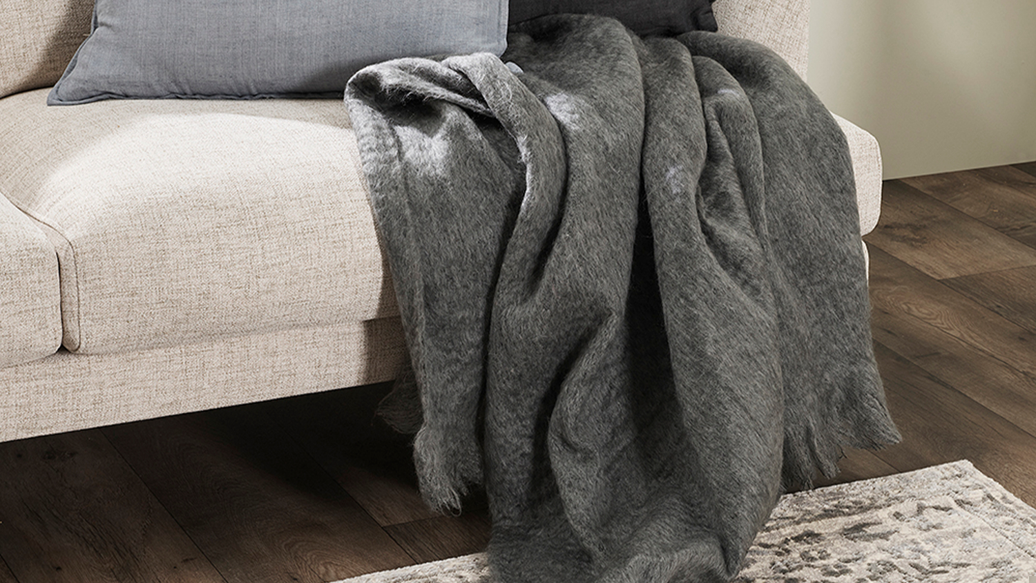 Fiesta Throw - Charcoal