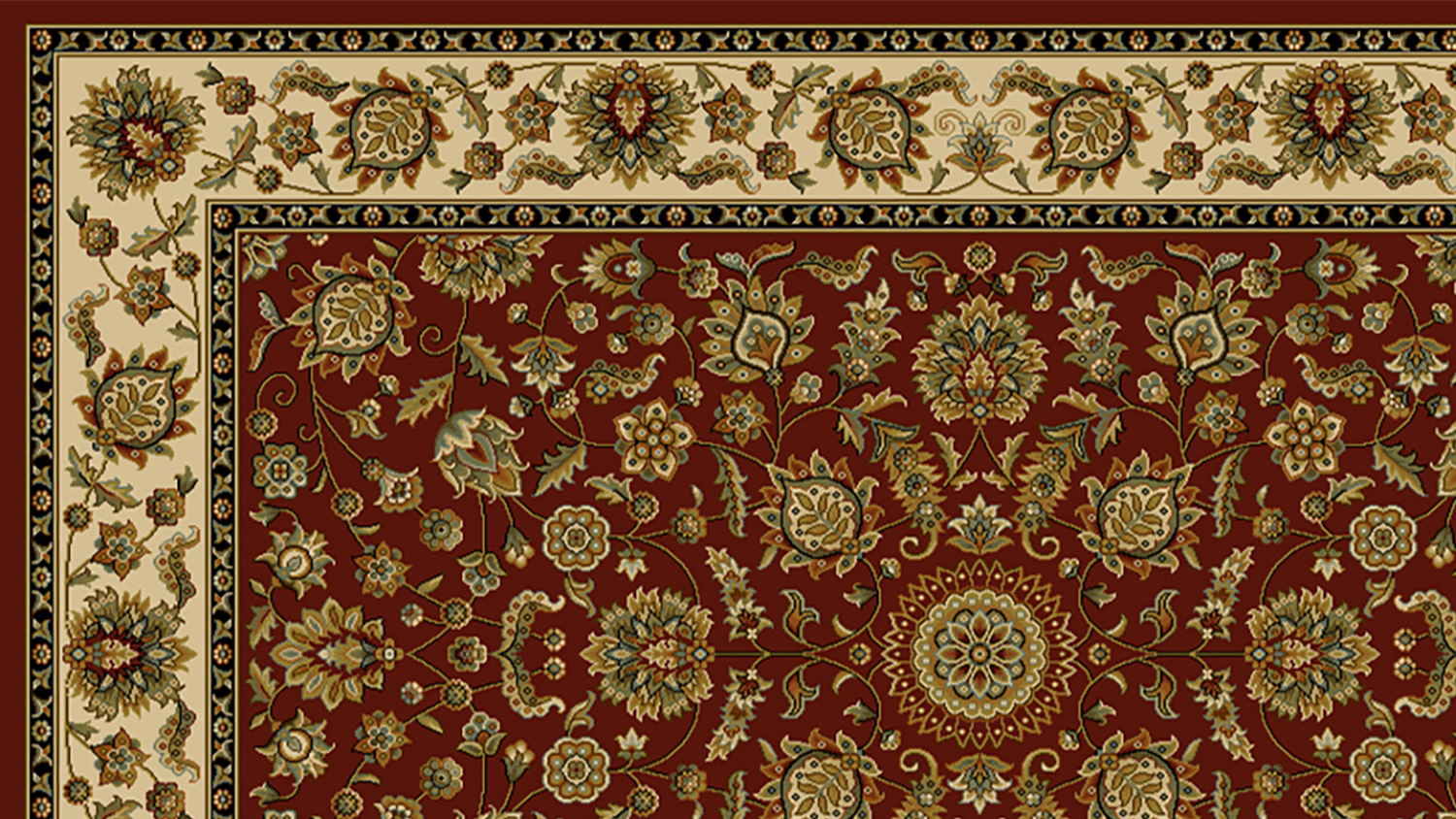 Anastasia Rug - 160 x 230cm - Ruby Red