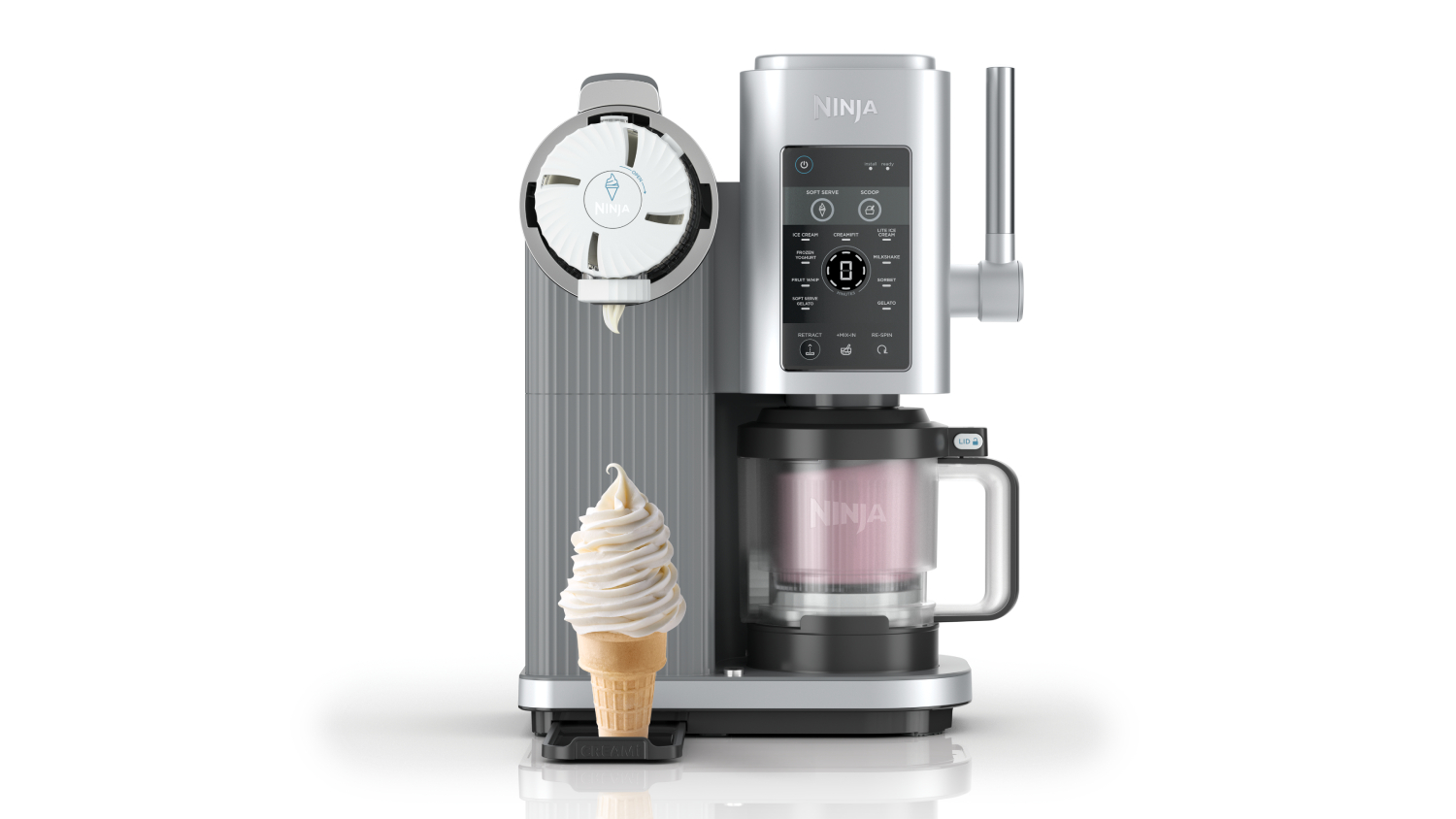Ninja Swirl by CREAMi Ice Cream Maker - Platinum Silver (NC701ANZ)
