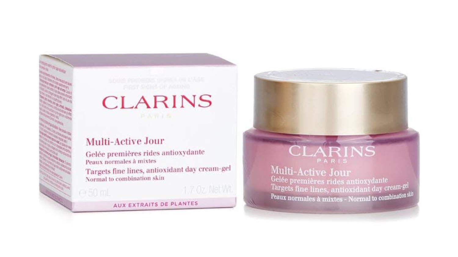 Clarins Multi-Active Day Targets Fine Lines Antioxidant Day Cream-Gel - For Normal To Combination Skin - 50ml/1.7oz
