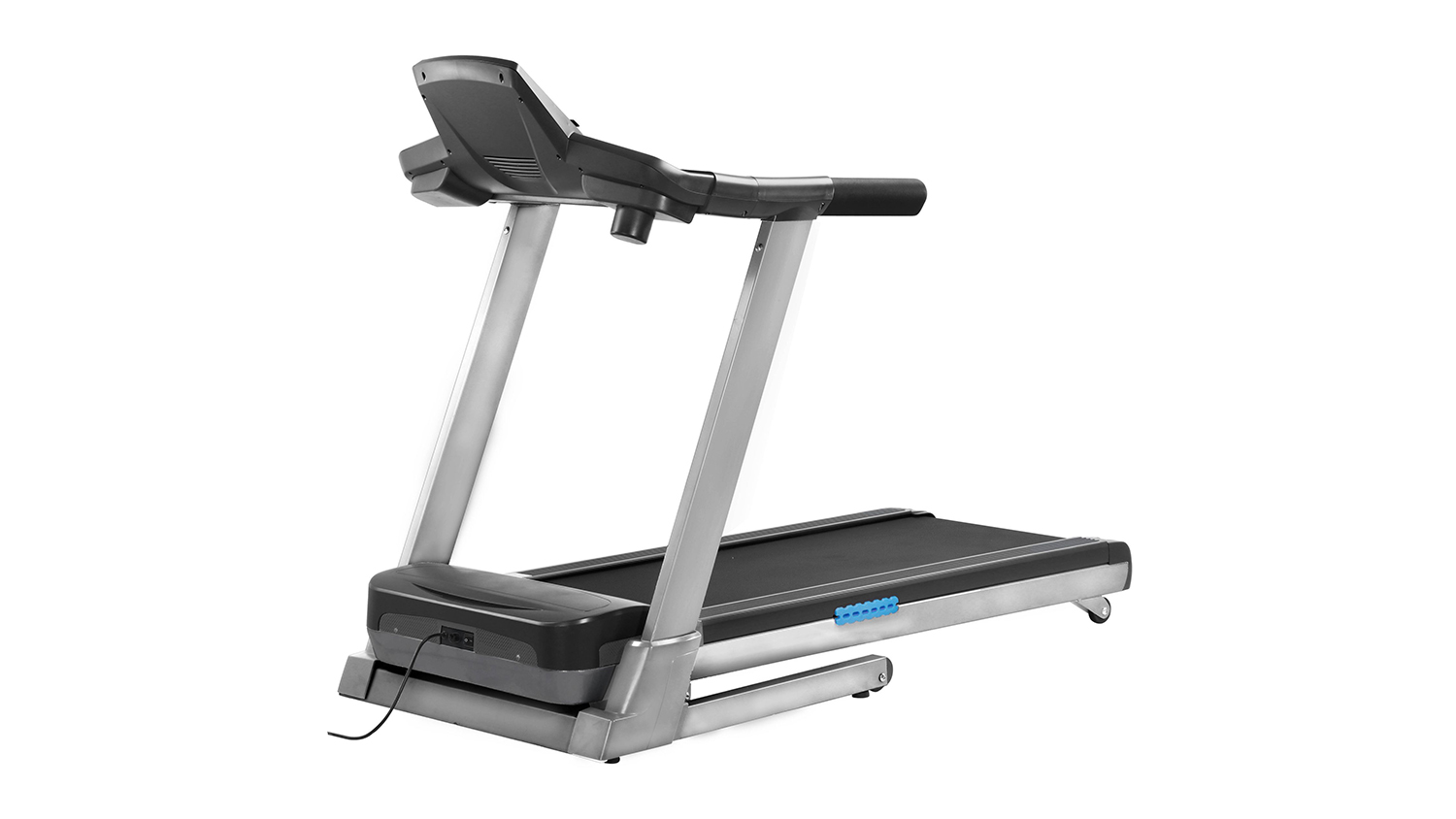 DB Fitness Peak Foldable Step Treadmill with Bluetooth Speaker, Incline Settings 145 x 50cm