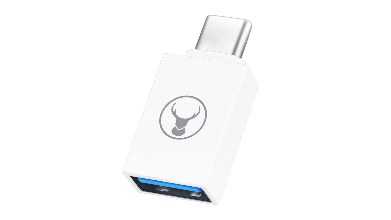 Bon.Elk USB-C to USB-A 3.0 Adapter - White (ELK-80071-R)