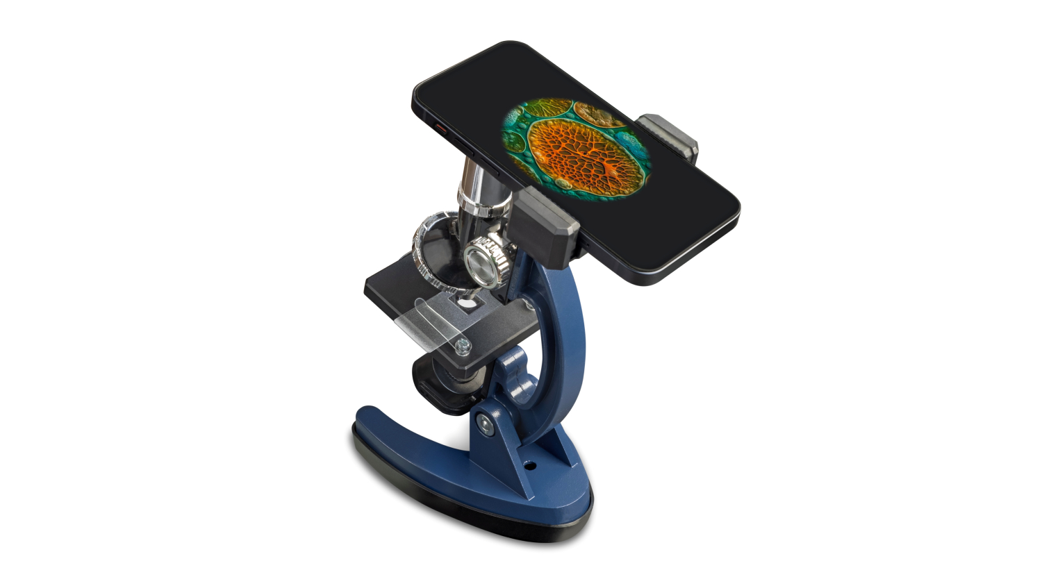 Konus KonuScience 2 1200x Zoom Microscope with Smartphone Adapter - Blue (KS5025)