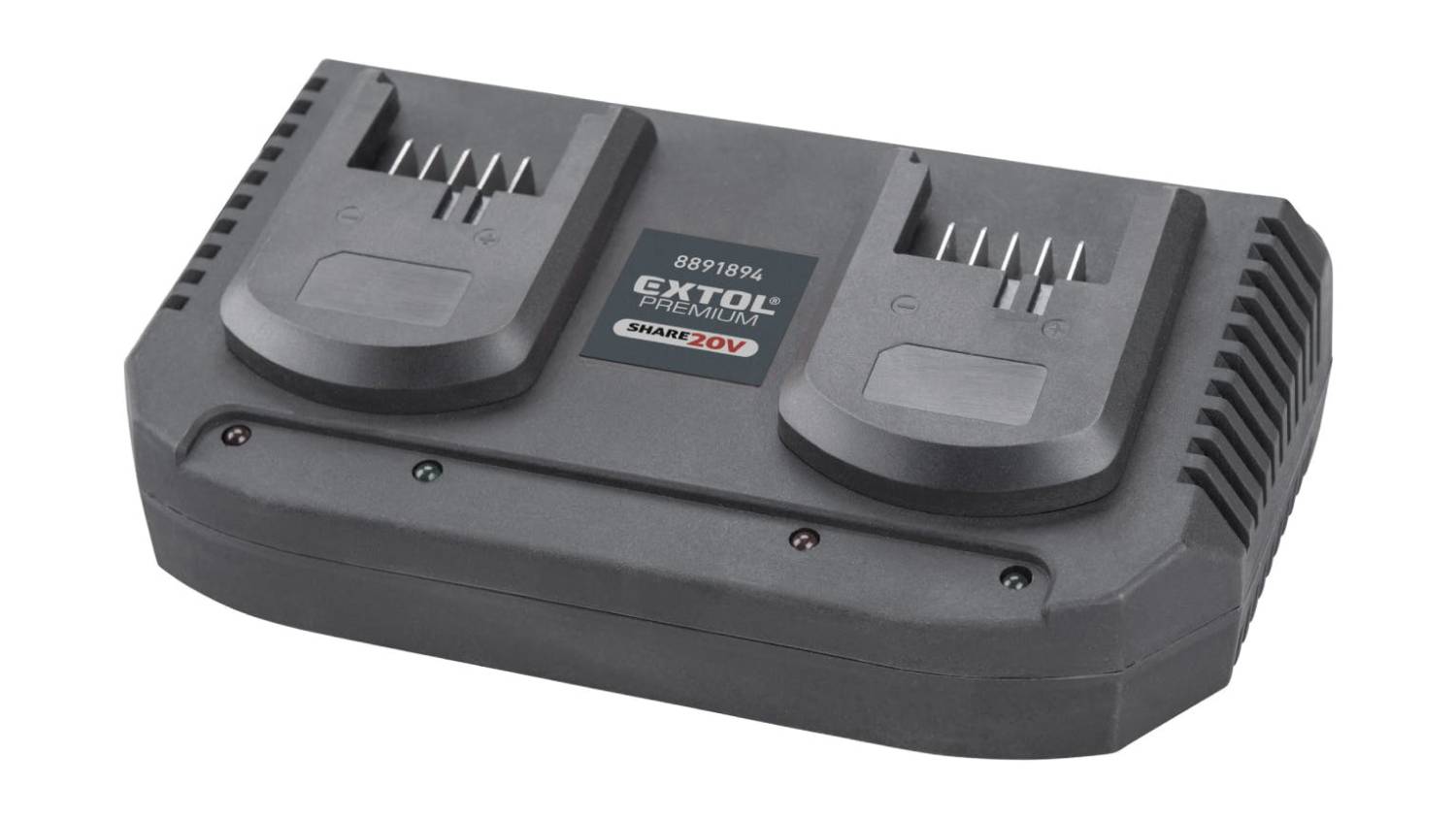 Extol SHARE20V Dual Battery Charger 3.5A