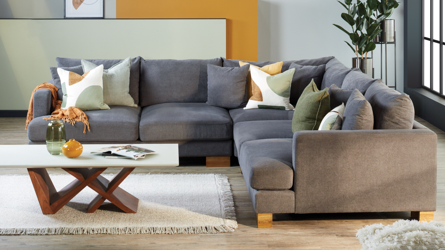 Monte Carlo Fabric Corner Lounge Suite