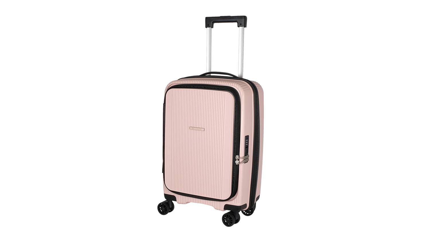 Voyager Montreal Hard Luggage Case 53cm - Pink