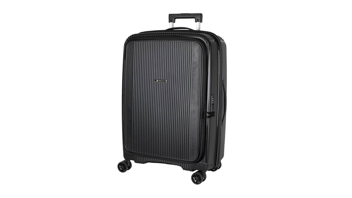 Voyager Montreal Hard Luggage Case 64cm - Black
