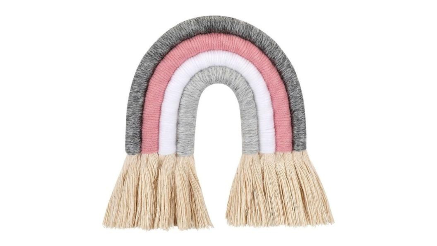 HOD Handmade Macrame Rainbow - Bubblegum