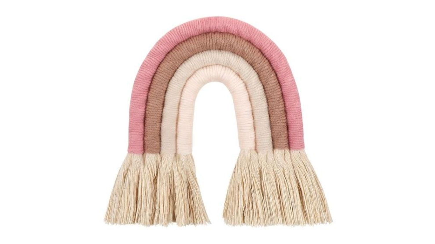 HOD Handmade Macrame Rainbow - Blush