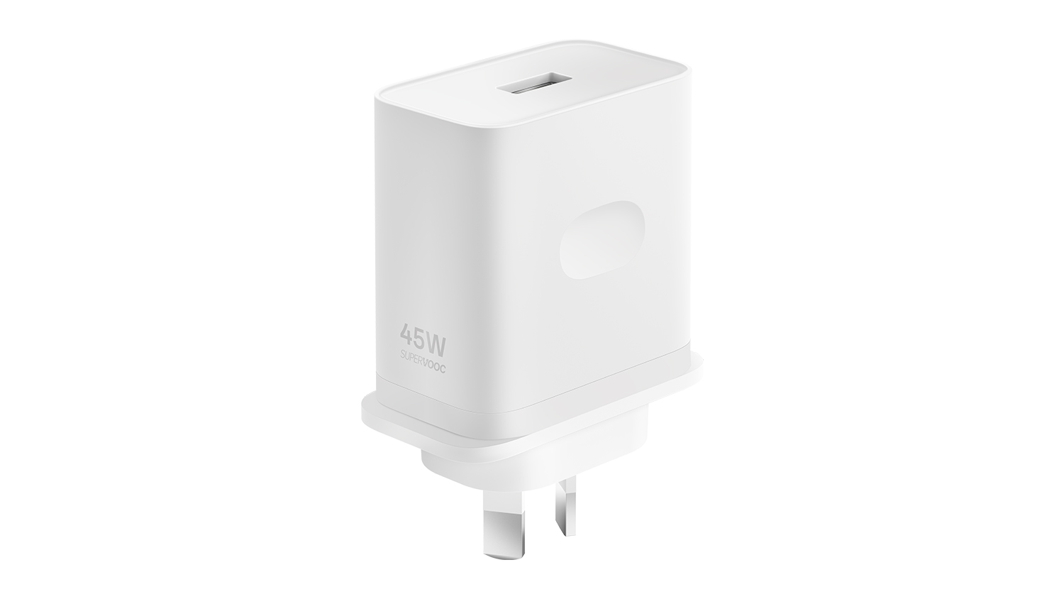 OPPO SuperVooc 45W USB-A Wall Charger - White (45W SUPERVOOC)