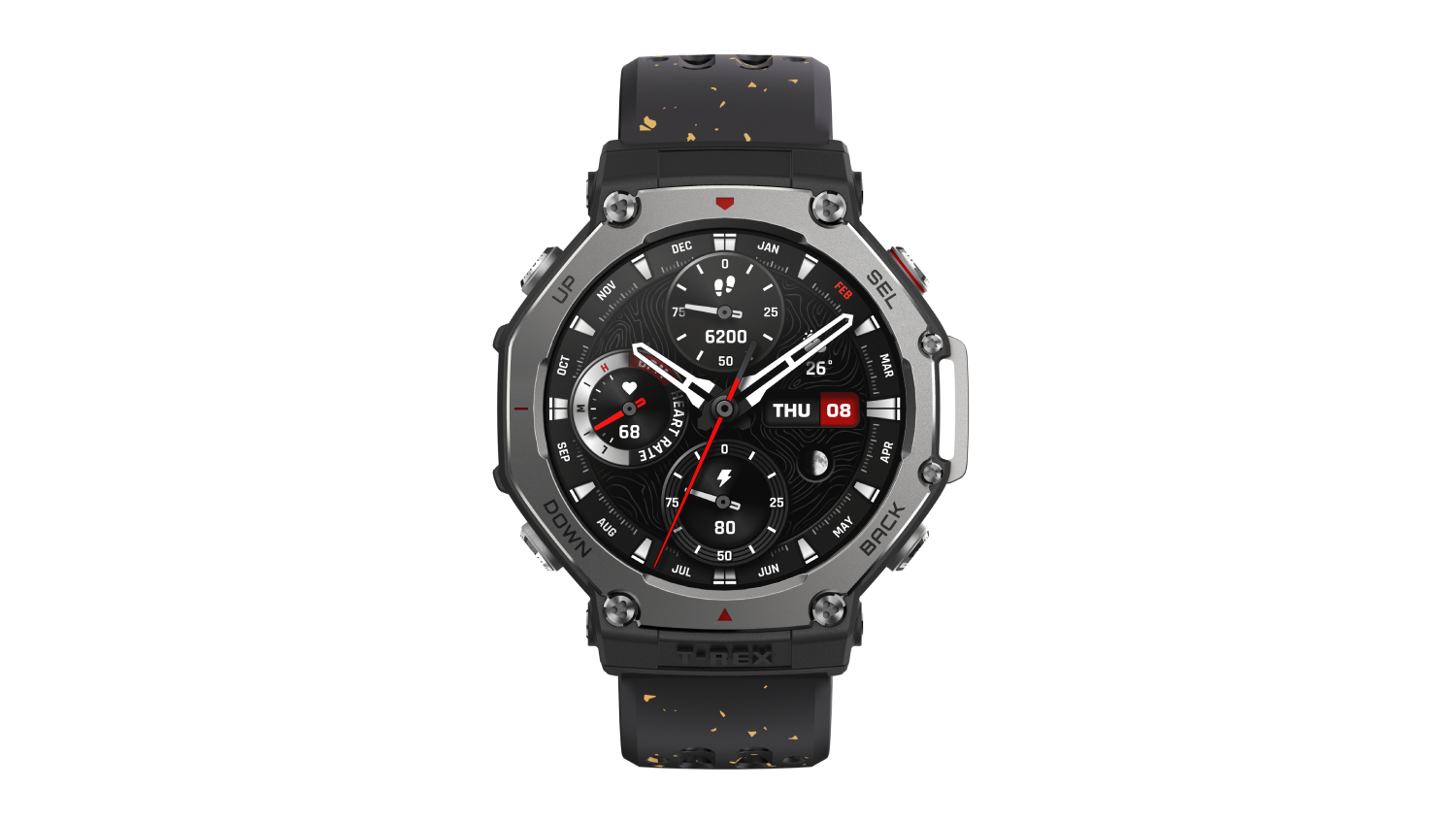 Amazfit T-Rex 3 Adventure Smartwatch - Black