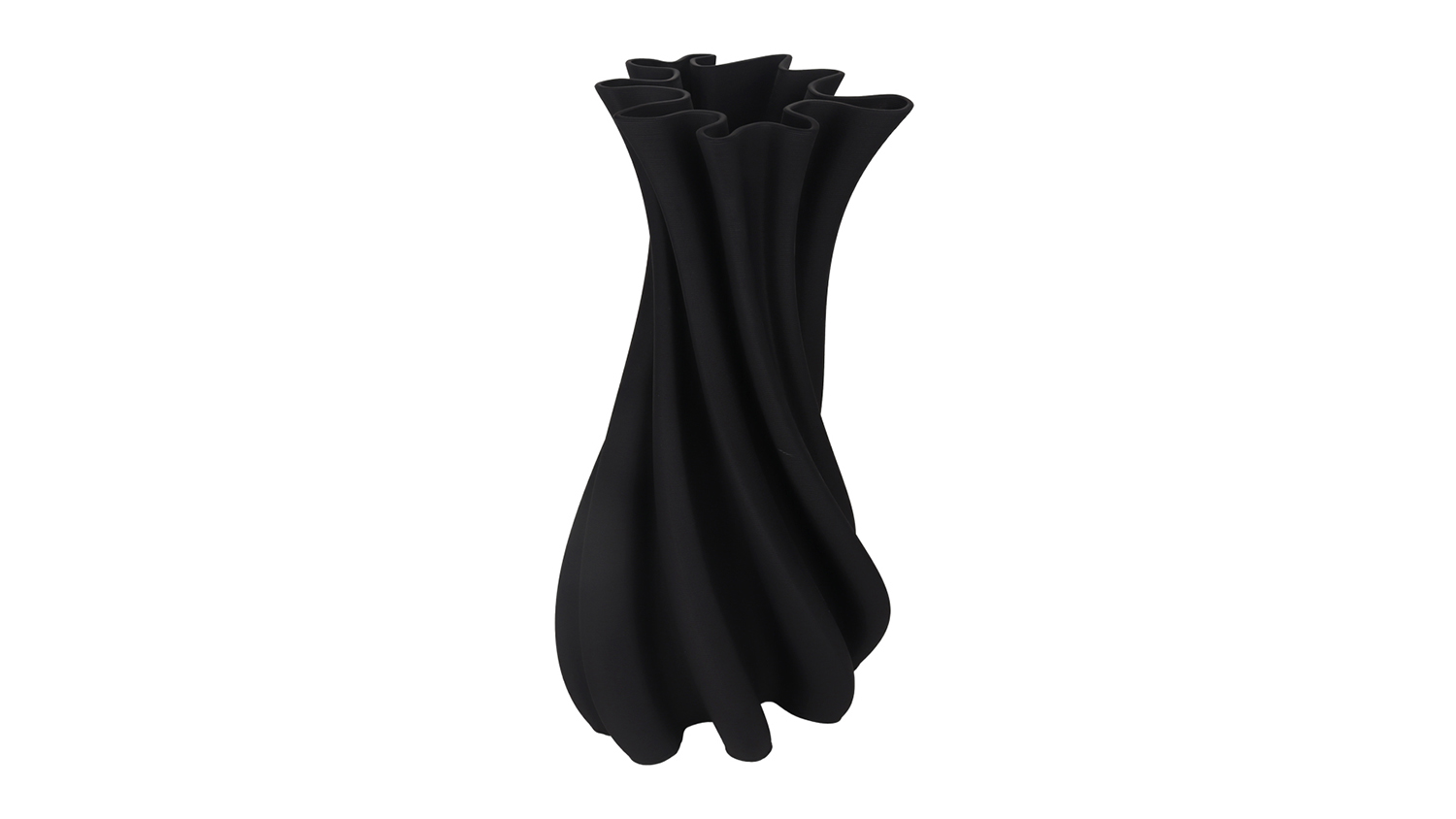 Camila Black Ceramic Vase - Large