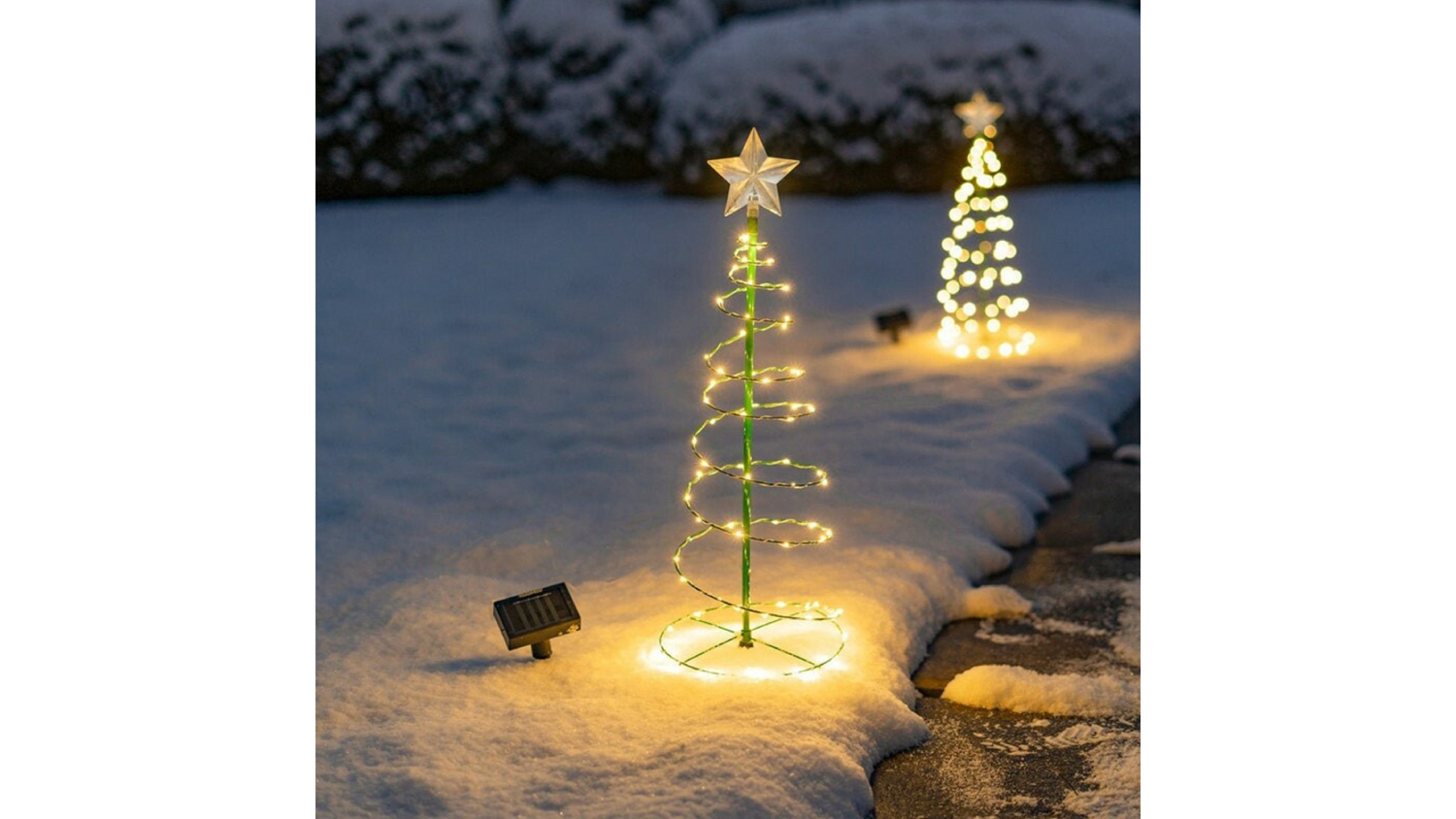 HOD Solar Light Christmas Tree - Warm White