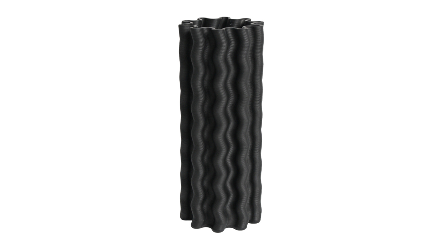 Dante Black Ceramic Vase - Small
