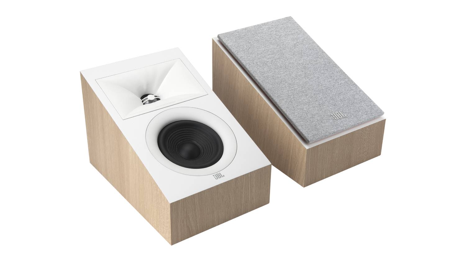 JBL Stage 2 240H 2-Way 150W Height Surround Sound Speaker with Dolby Atmos - Pair/White (JBL240HWHT)