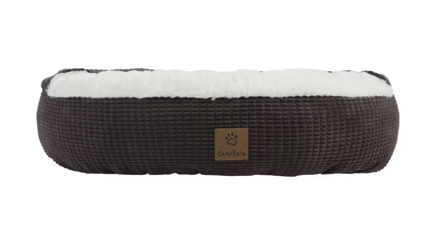 Charlie's "Snookie" Corncob Fabric Pet Bed with Hood Medium - Brown