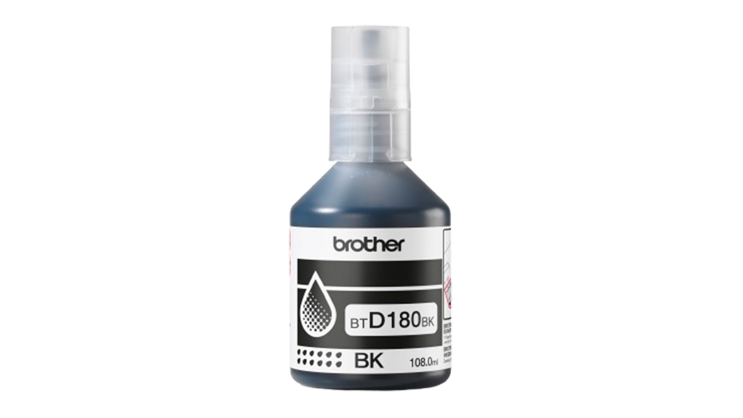 Brother BTD180BK Ink Bottle - Black (Up to 7500 Pages Yield)