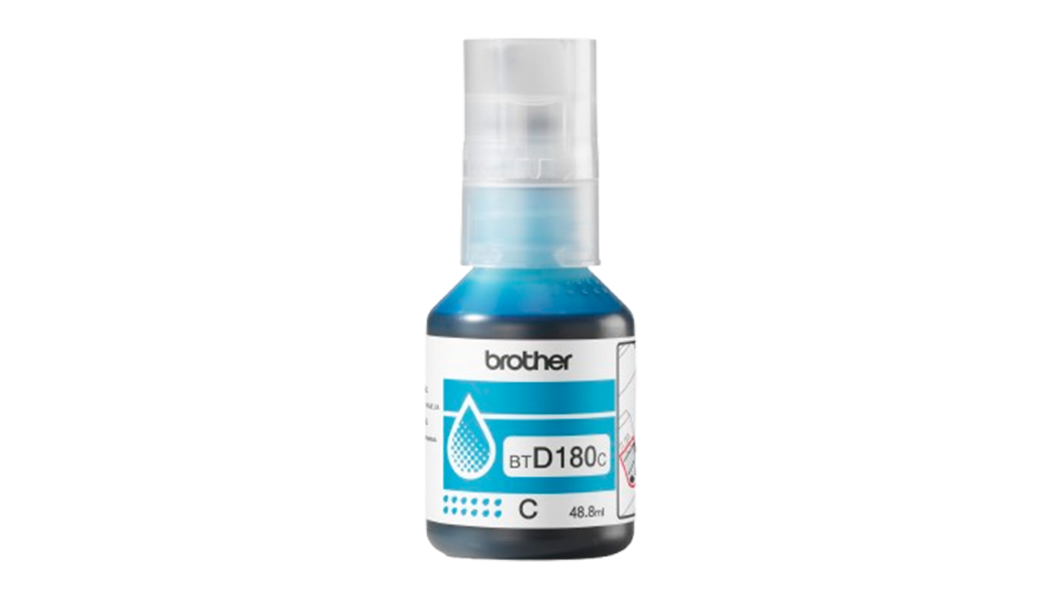 Brother BTD180C Ink Bottle - Cyan (Up to 5000 Pages Yield)