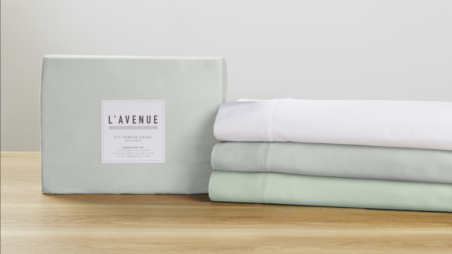 375TC Tencel Green Sheet Set by L'Avenue