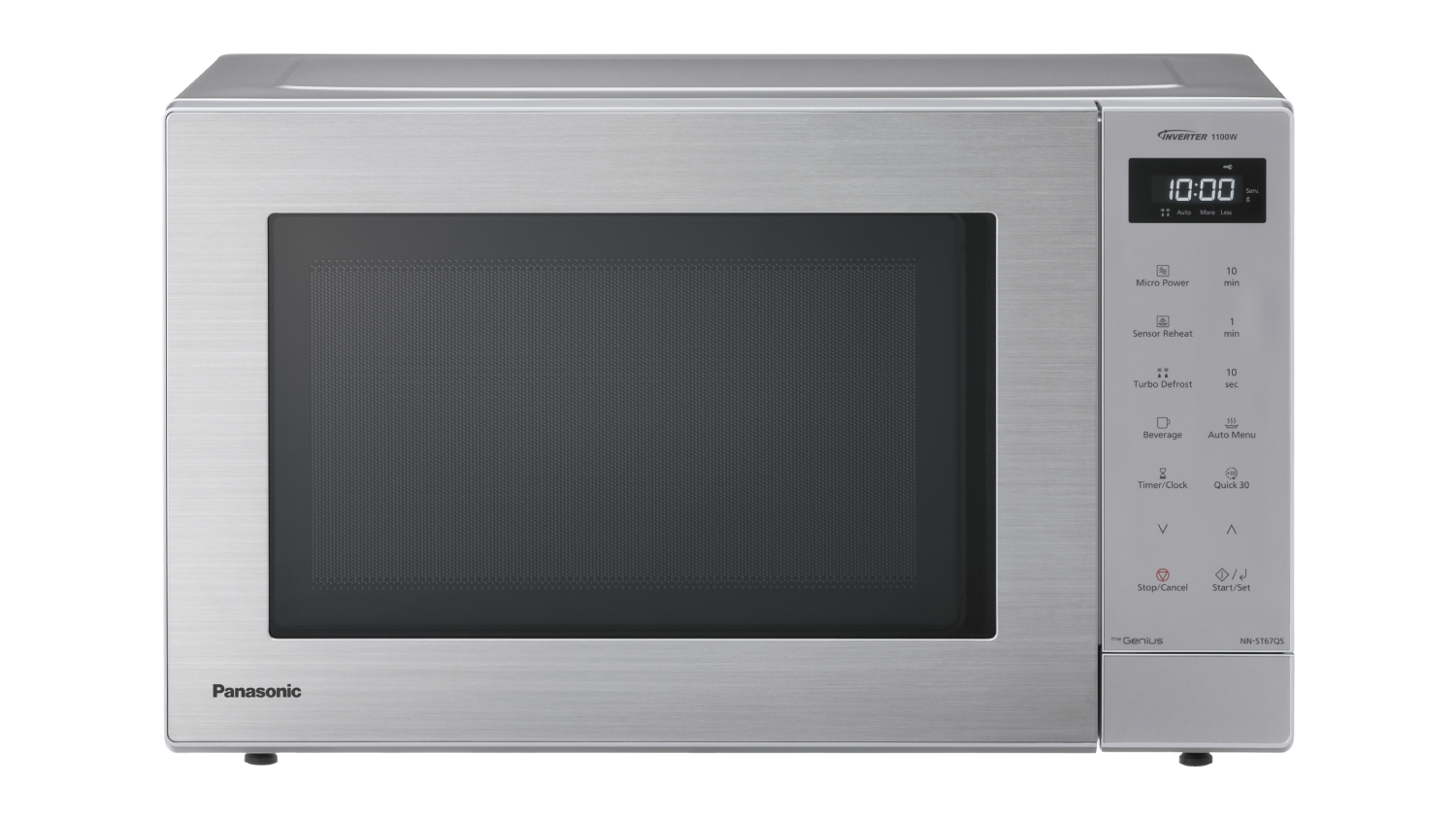 Panasonic 32L Solo Inverter 1100W Microwave - Stainless Steel (NN-ST67QSQPQ)