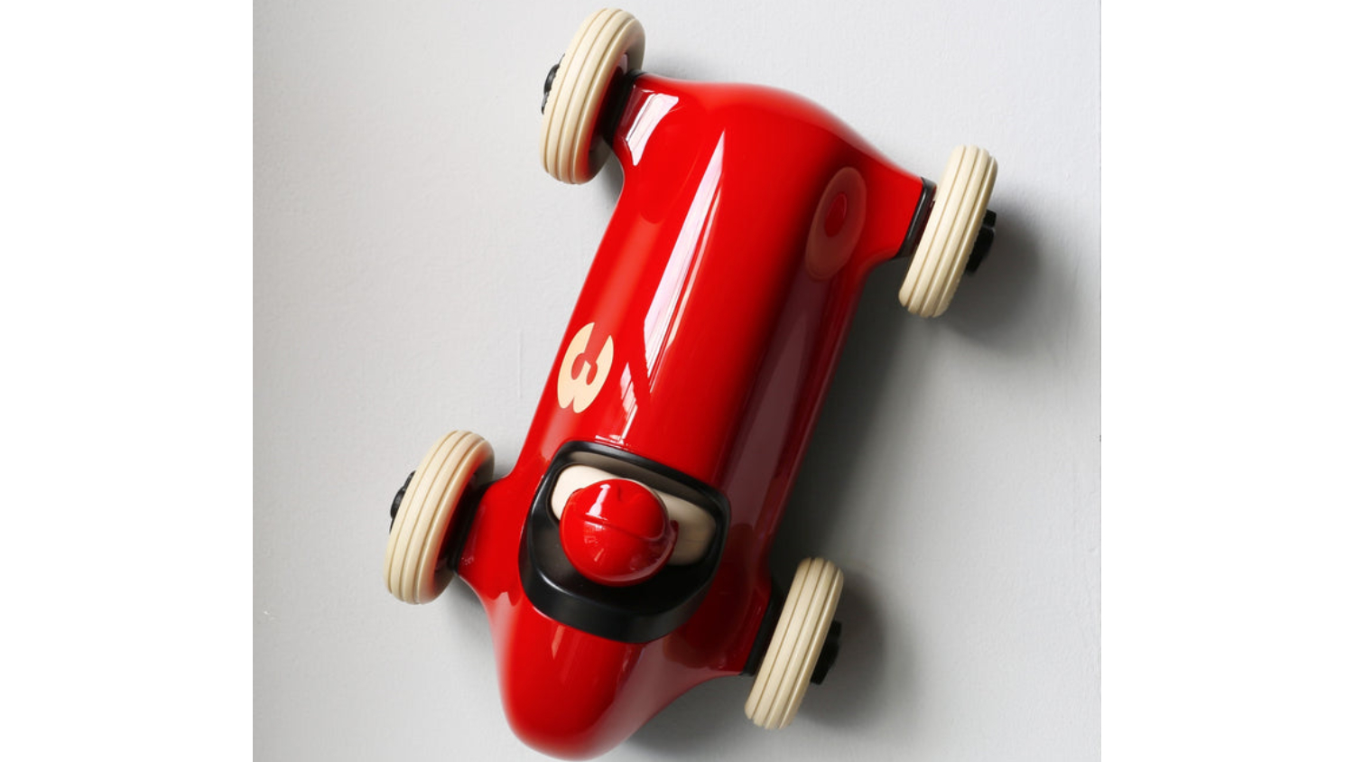 Playforever Luxury Art Car Toy - Bruno Red