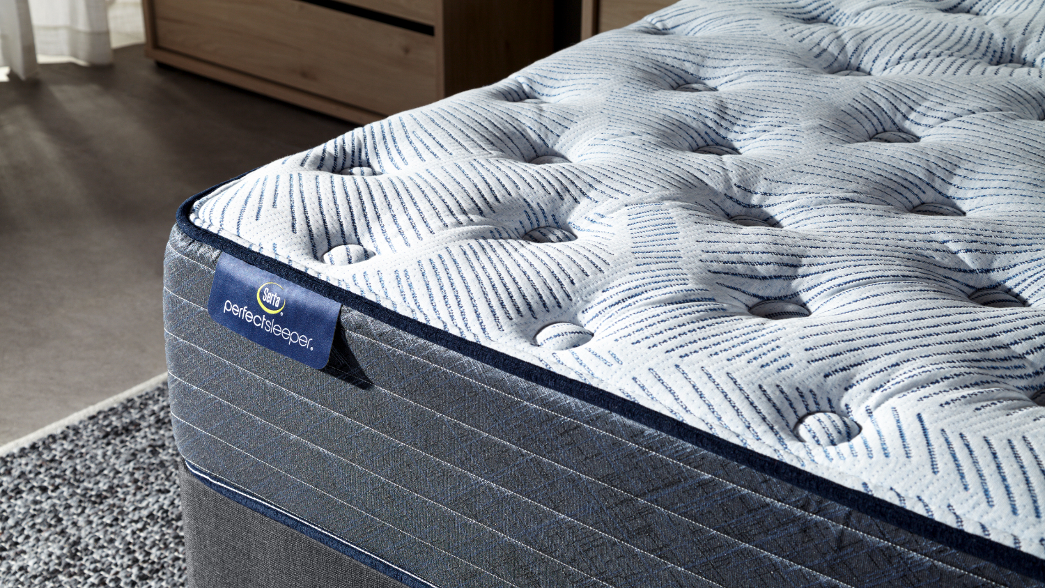 Blue Lagoon Firm Californian King Mattress by Serta