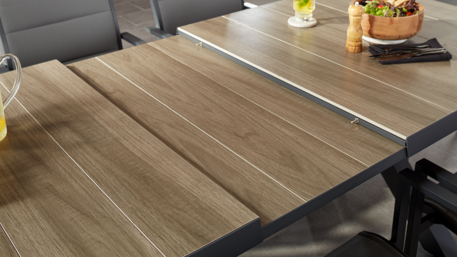 Bali 9 Piece Outdoor Extension Dining Suite