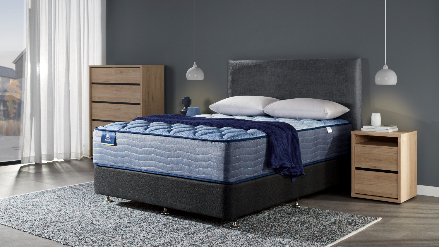 Brecon Firm Californian King Mattress by Serta