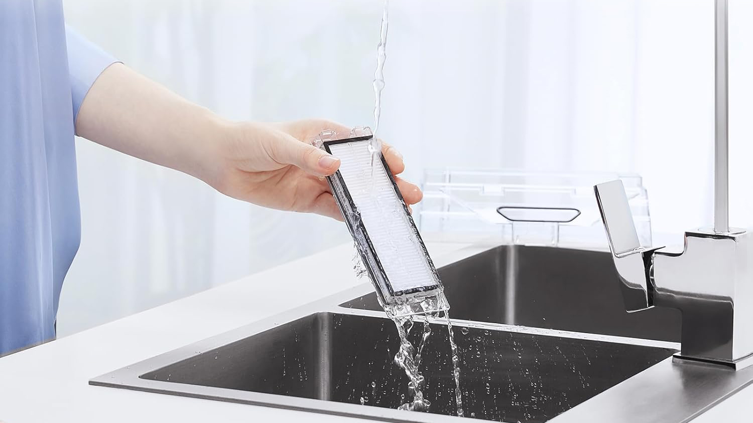 Roborock Washable Filter for Qrevo Series - 2 Pack/White (8.02.0296)