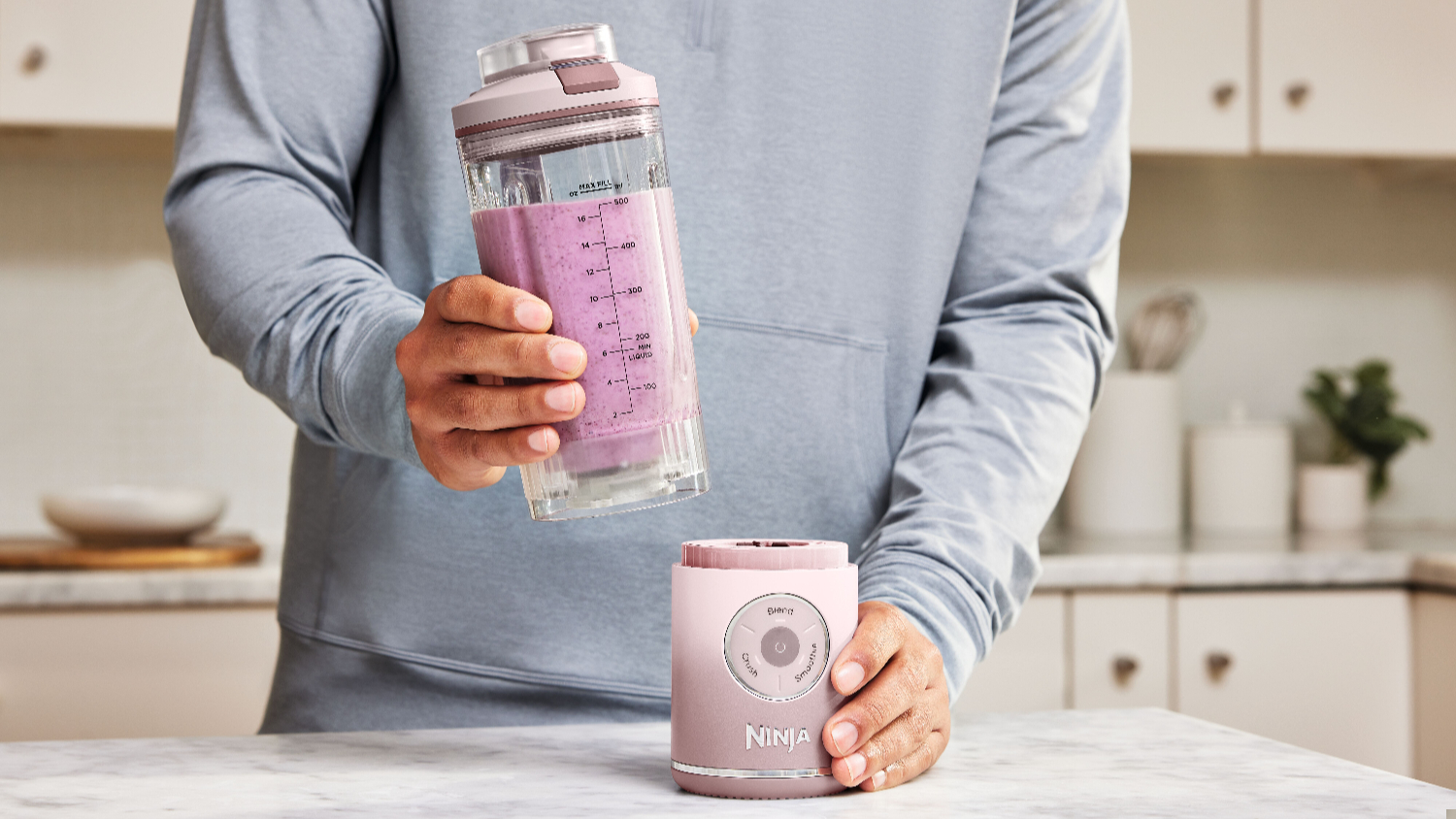 Ninja Blast Max Portable Blender - Dusty Pink (BC251PKANZ)