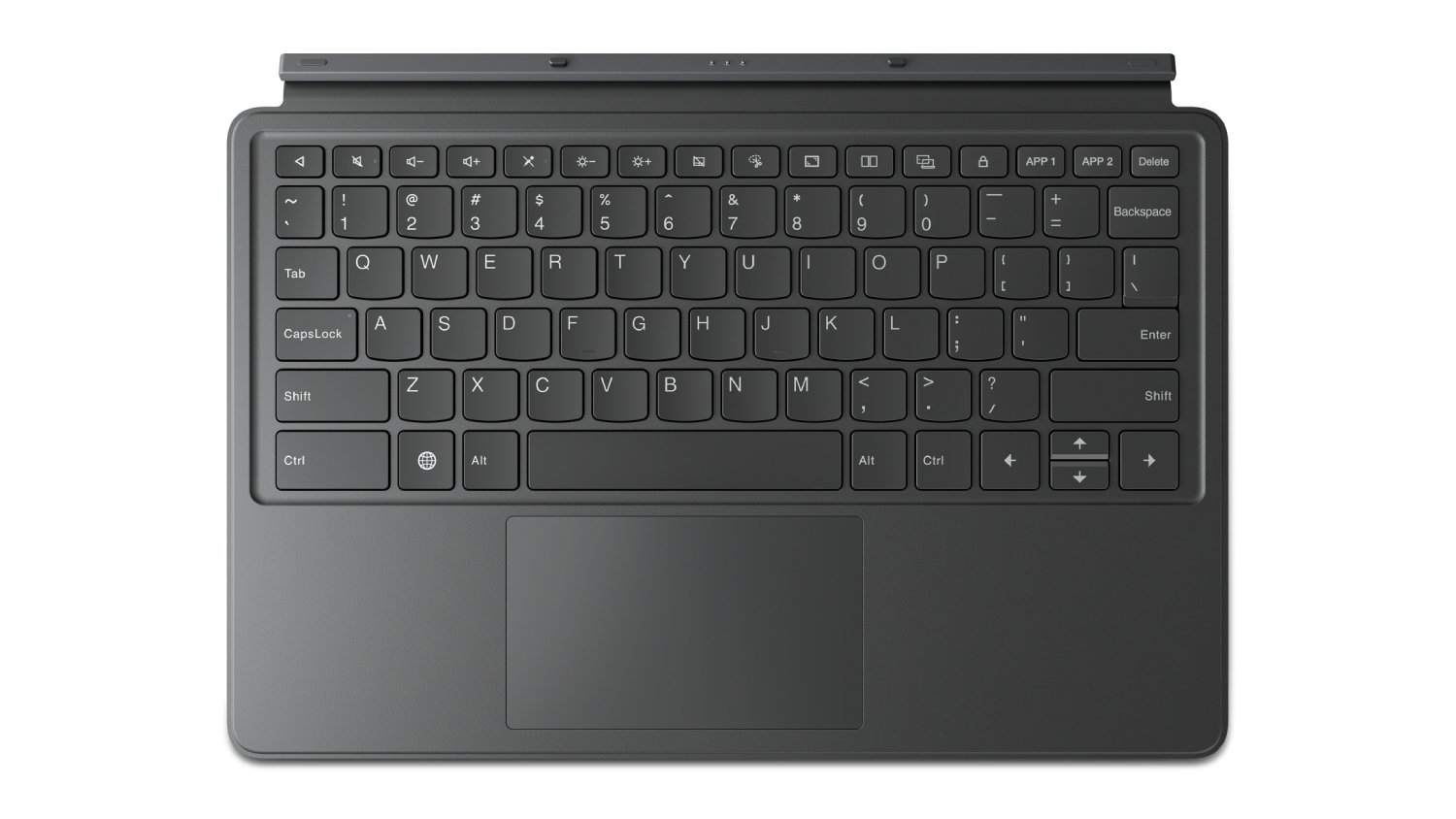 Lenovo Case with keyboard for the Idea Tab Pro 12.7" Tablet - Storm Grey (ZG38C06017)