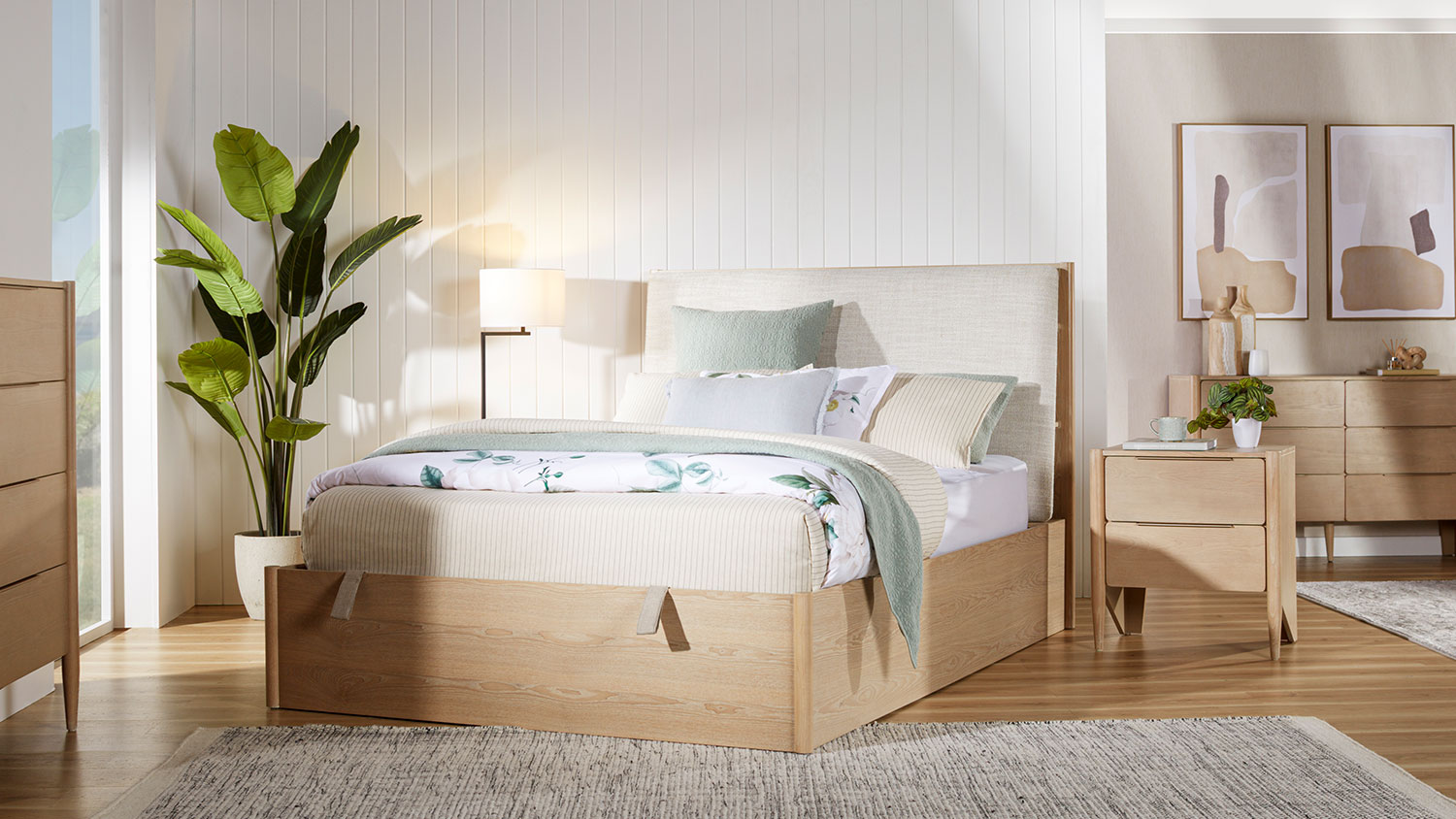 Westley King Gas Lift Storage Bed Frame