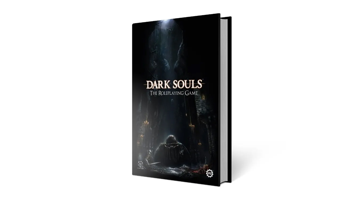 A black rulebook for Dark Souls: The Roleplaying Game