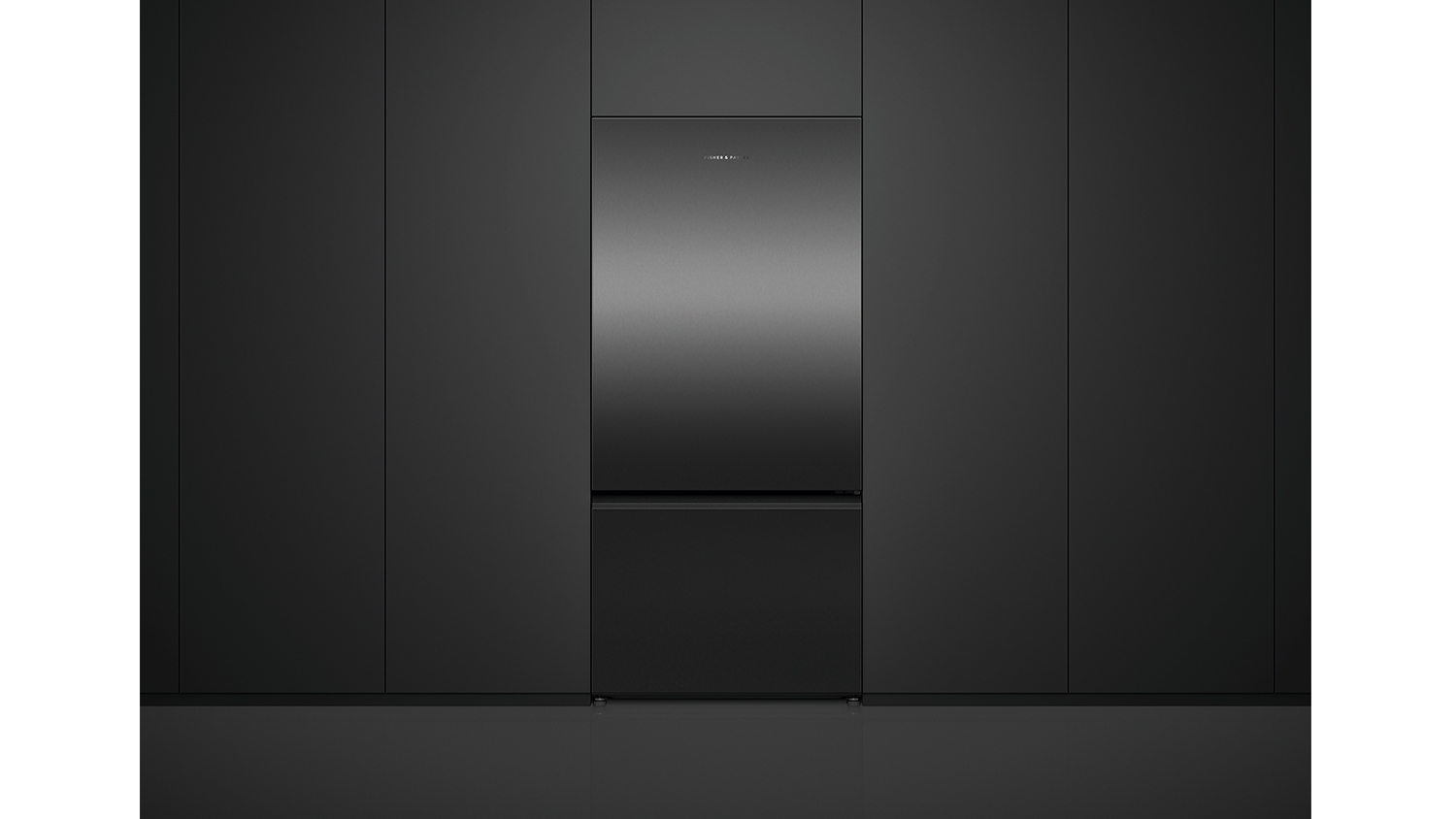 Fisher & Paykel 515L Bottom Mount Fridge Freezer - Black (Series 5/ RF505BRNB1)