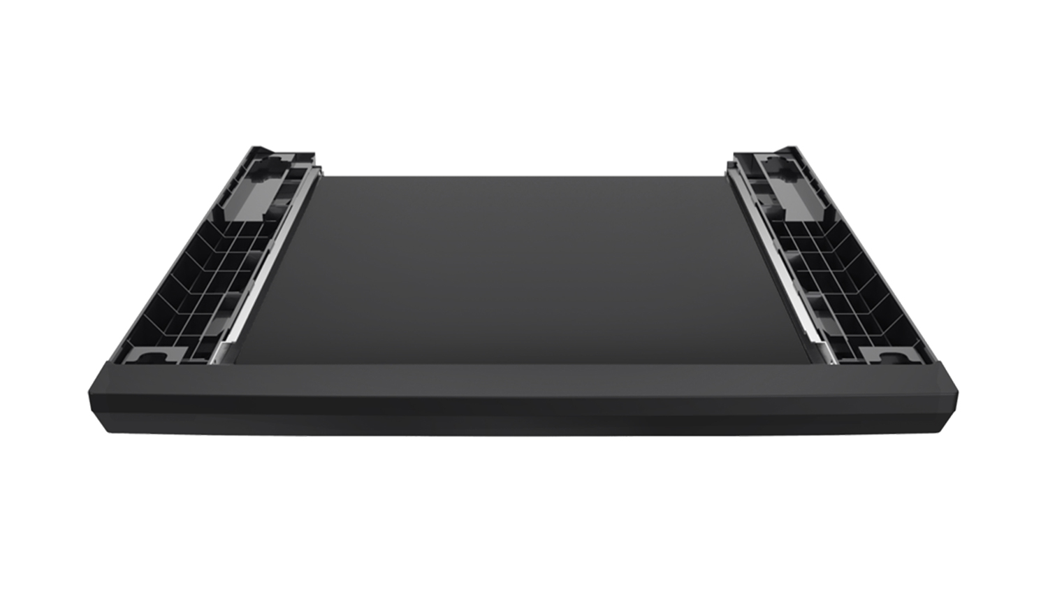 A front view of the stacking kit