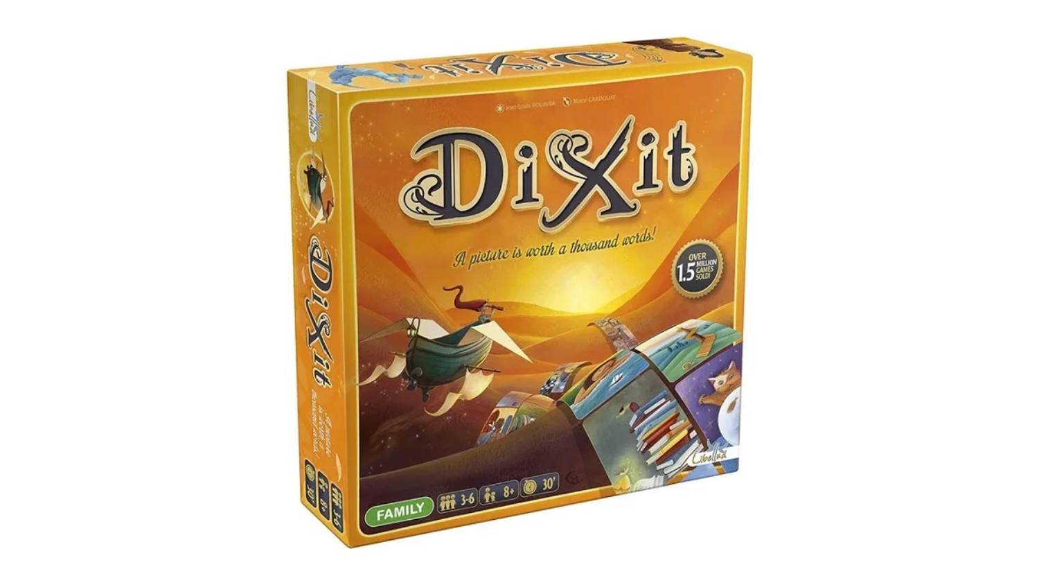 A box of Dixit Card Game