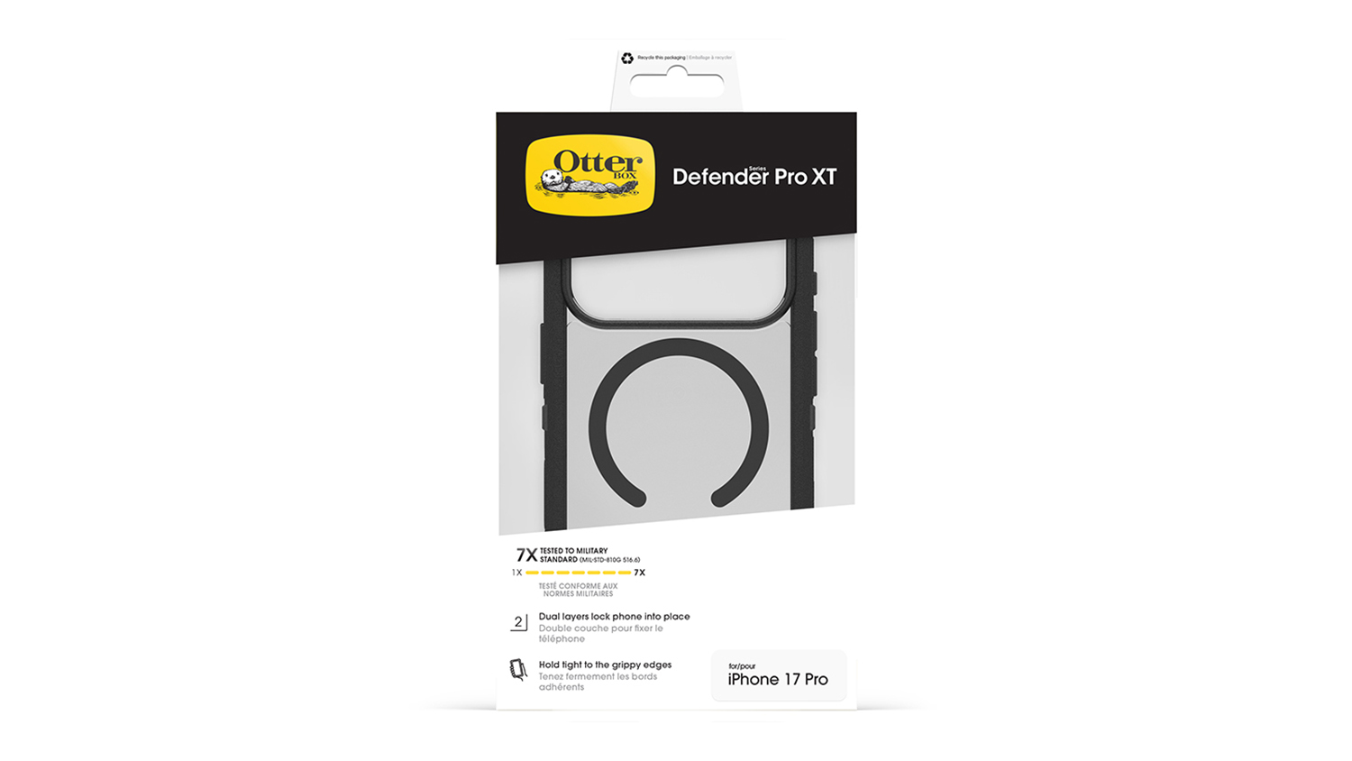 Otterbox Defender Pro XT MagSafe Case for iPhone 17 Pro - Black (77-98516)