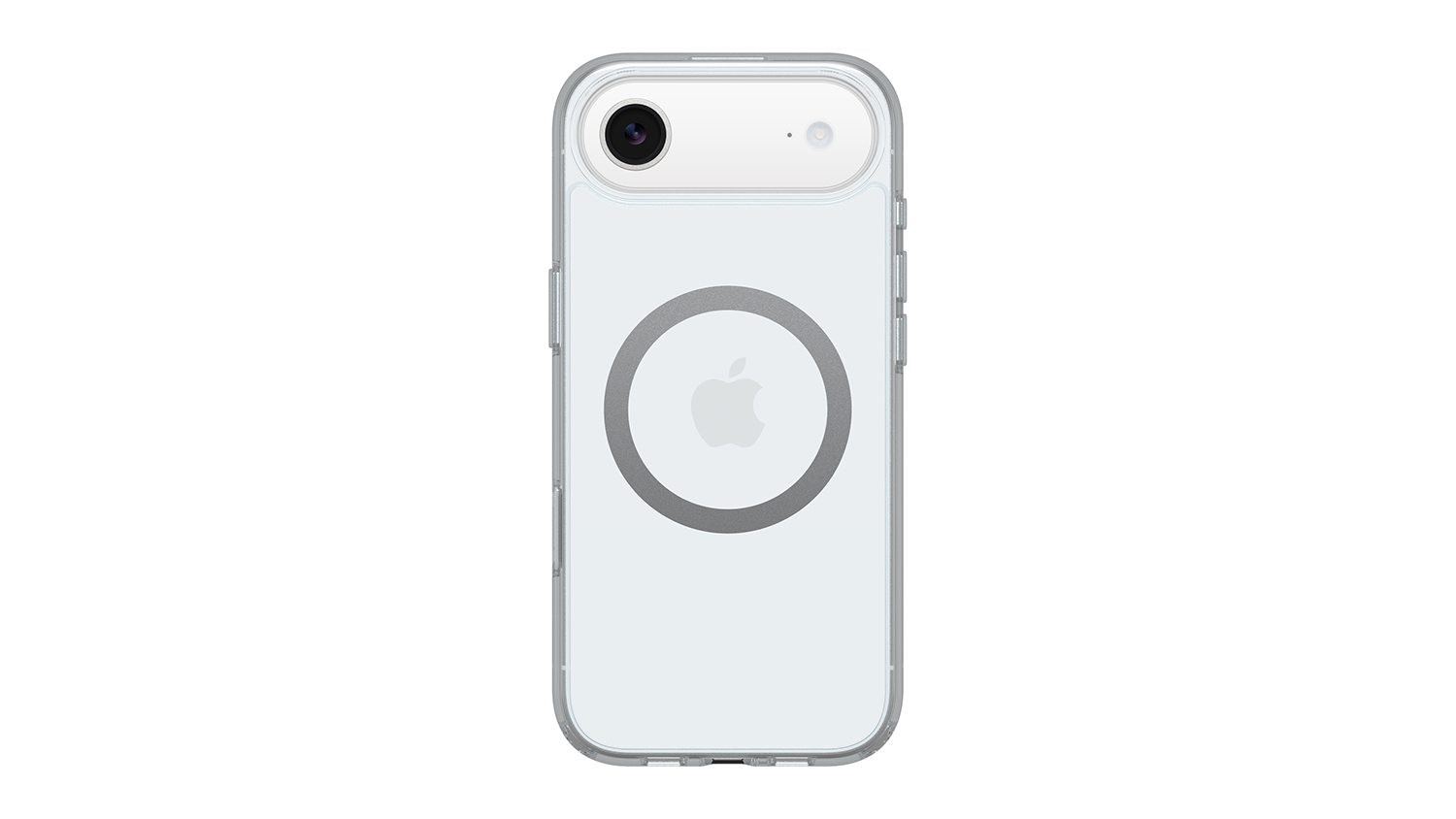 A front-on view of the Otterbox Symmetry MagSafe Case and iPhone Air