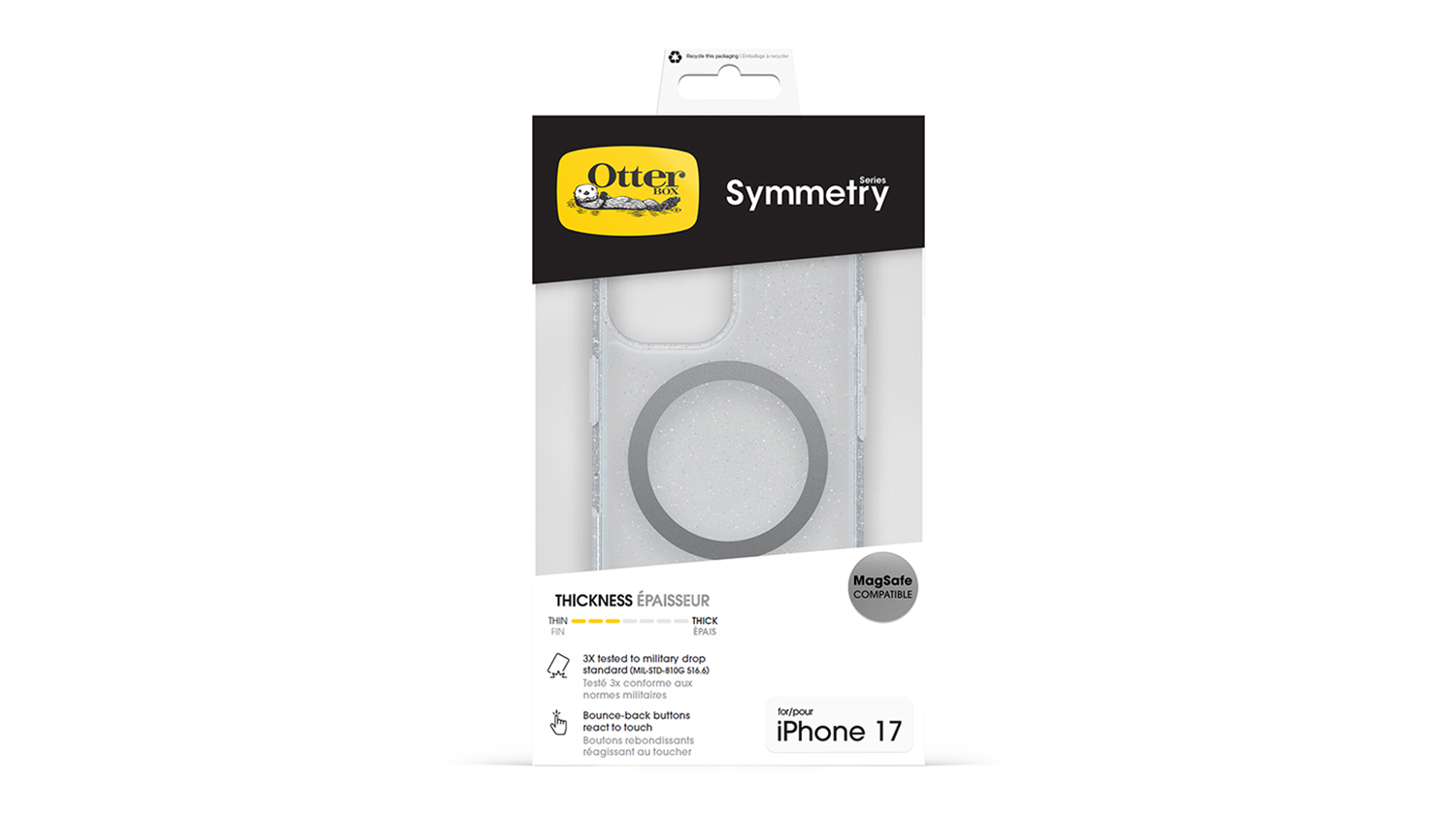 Otterbox Symmetry MagSafe Case for iPhone 17 - Stardust (77-98788)