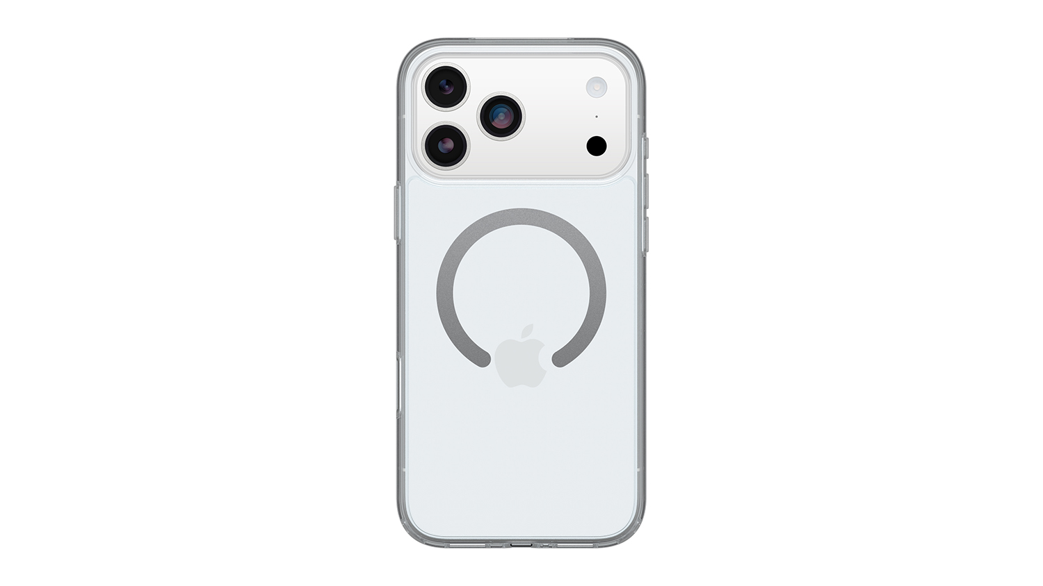 A front view of the Otterbox Symmetry MagSafe Case and iPhone 17 Pro