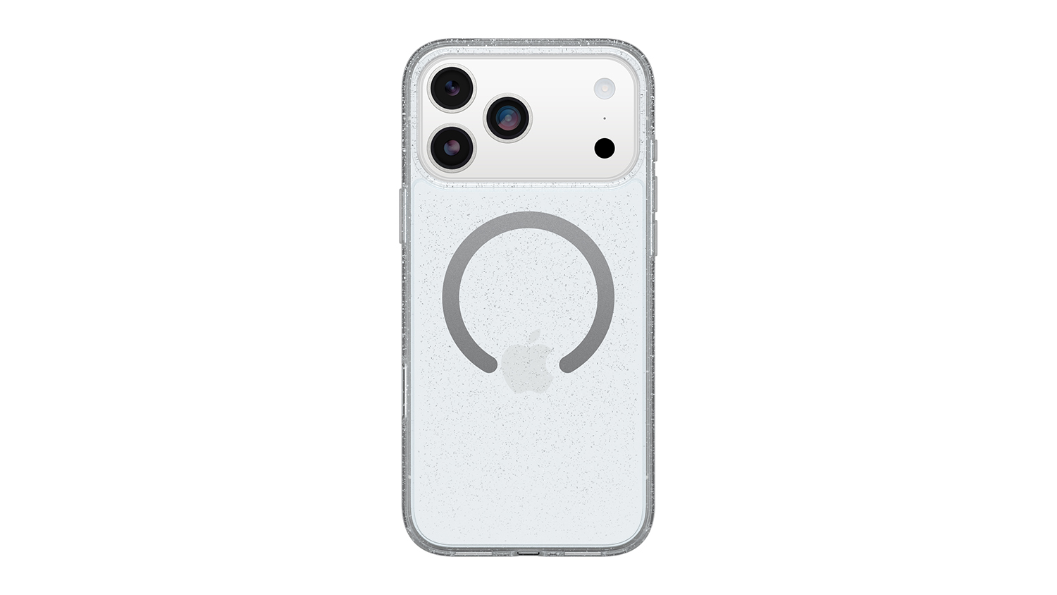 A front view of the Otterbox Symmetry MagSafe Case and iPhone 17 Pro